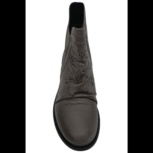 Miz Mooz Leather Wide Width Ankle Boots Limit Graphite - Medium - Picture 3 of 4